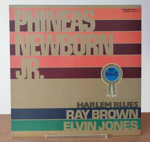 PHINEAS NEWBORN JR / HARLEM BLUES (Contemporary Records) ; RAY BROWN, ELVIN JONES