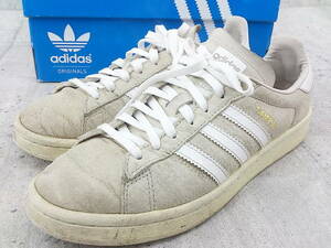 ◇ adidas アディダス BY9846 CAMPUS W スニーカー シューズ 23.5 ベージュ レディース