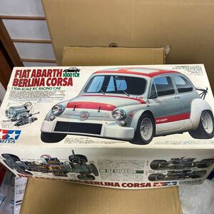 未組立 タミヤ 1/10電動RC フィアット アバルト 1000TCR ベルリーナ コルサ （M-02）　インナースポンジ難あり