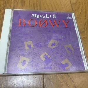 送料無料！BOOWY MORAL +3 帯無し　ファーストアルバム　氷室京介　布袋寅泰