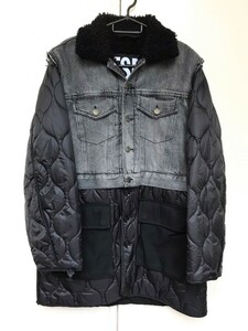 美品☆DIESEL ディーゼル/ウィンタージャケット キルティング デニムジャケット/W-SHAYL/定価:¥52,800/size:S/レディース/男女兼用