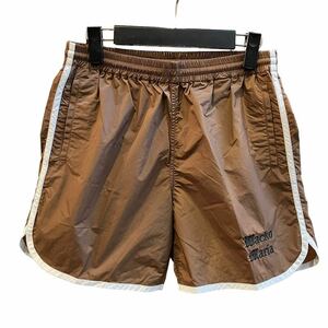 未使用品 ワコマリア WACKO MARIA 23SS タグ付き ATHLETIC SHORTS ショートパンツ ライン スポーツ ショーツ M 茶 ブラウン メンズ