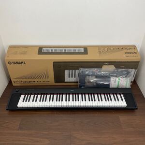 EDK49 美品 YAMAHA ヤマハ 電子キーボード Piaggero ピアジェーロ NP-32B 76鍵盤 ブラック 電子ピアノ