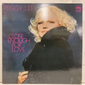 ●即決VOCAL LP Peggy Lee / Close Enough for Love 2440 米オリジナル AOR メロウ 