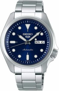 SEIKO 純正BOX付属 セイコー SRPE53K1 メンズ腕時計 新ロゴ SEIKO5 自動巻きオートマチック ディープブルー ネイビー 流通限定モデル