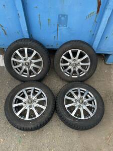 Z◇ MANARAY SPORT マナレイ スポーツ BRIDGESTONE BLIZZAK 2018年製 155/65R13 155/65/13 4h PDC100 オフセット不明 J数不明