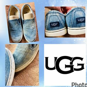 UGG★アグ★デニム★スリッポン★ロゴロゴ★スニーカー