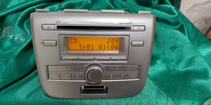 即決！ワゴンR MH23S 純正オーディオ デッキ CDプレーヤー/FM/AM/MP3　PS-3075J-C　送料無料！