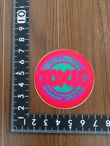 80s TOXIC オールド ビンテージ スケートボード ステッカー 新品 DEAD トキシック old vintage skateboard sticker life