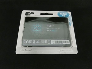 【未使用】 シリコンパワー SiliconPower SSD 512GB ブラック Ace A55　SP512GBSS3A55S25