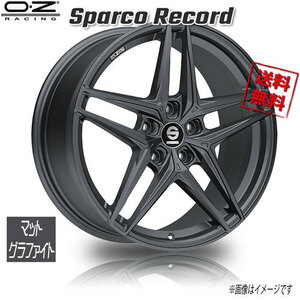 OZレーシング OZ Sparco Record マットグラファイト 17インチ 5H112 7.5J+48 1本 73 業販4本購入で送料無料