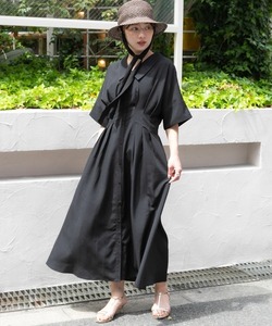 「SENSE OF PLACE by URBAN RESEARCH」 シャツワンピース ONE ブラック レディース