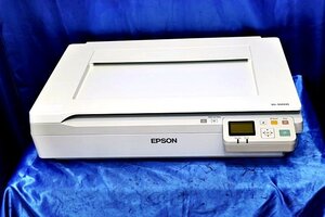 ★動作OK/スキャン枚数少535枚★EPSON/エプソン A3フラットベットドキュメントカラースキャナー★DS-50000/ネットワークパネル付★ 55096Y