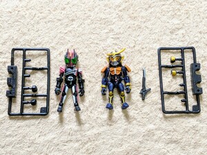 【即決・セット・送料無料】 66アクション 仮面ライダーディケイド 仮面ライダー鎧武 オレンジアームズ フィギュア 食玩