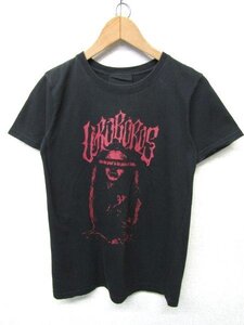 V1219：使用感あり DIR EN GREY ディルアングレイ deadly claris 半袖Tシャツ/黒/半袖カットソー バンドTシャツ バンT:35