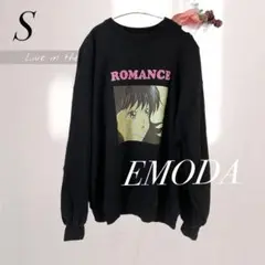 レア！EMODA エモダ ROMANCE パーカー プルオーバー ブラック S