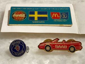 車◆Sweden◆SAAB◆サーブ◆スカニア◆SAAB◆SCANIA◆badge◆バッジ◆3点set◆スカニア◆◆限定1