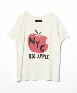 AMERICAN RAG CIE シルク100%Tシャツ　BIGAPPLE. 新品未使用　「レッド」　「グリーン」men