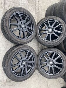 215/45R17 MICHELIN X-ICE3+バリ山アルミホイールセット