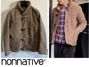 定価60,000円 nonnative ノンネイティブ 中綿キルティング モールスキン ショートダッフルジャケット kolor sacai needles denham