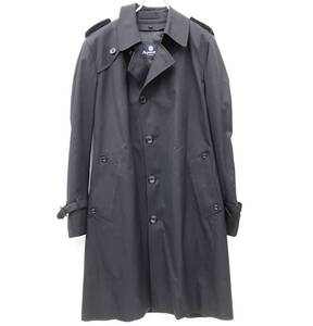 Aquascutum アクアスキュータム CURTIS シングル トレンチコート ブラック 日本製 MADE IN JAPAN サイズ38