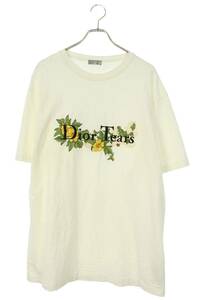 ディオール DIOR デニムティアーズ 393J696I0849 サイズ:XXL 刺繍ロゴデザインTシャツ 中古 OM10