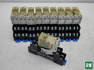 【レターパック発送】【10個】スリムパワーリレー IDEC RJ2S-CL-D24 リレー ソケット付き SJ2S-05B 工具 配電用品 電材 DIY [3]