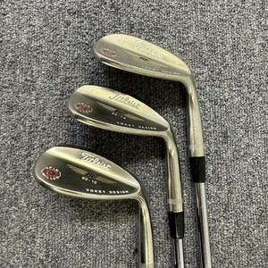 Z013-I57-2973 Titleist タイトリスト ボーケイ デザイン 52-08 56-14 60-10 ウェッジ メンズ 右利き用 ゴルフクラブ 3本セット