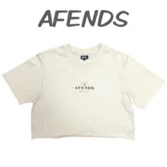 【AFENDS】アフェンズ 半袖Tシャツ ショート丈