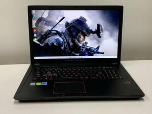 ASUS GL753VD-DS71搭載Intel Core i7-7700HQ 2.80GHz/16GB/SSD 128GB+1TB HDD/DVDRW/GTX1050/無線/bluetooth/カメラ/Office/Win11Home64Bit