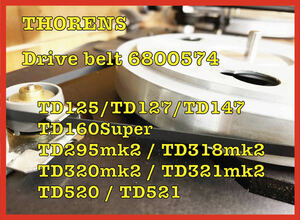 ★ THORENS用ドライブベルト 6800574① 送料無料 ★