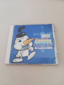 即決★RAVE キャラクターソング&サウンドトラック2 All need is RAVE　レンタル落ち　帯付ＣＤ　関智一　川澄綾子★