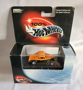 【1/64】HOTWHEELS ホットウィール　1937　CHEVY　№13　2003　オレンジ