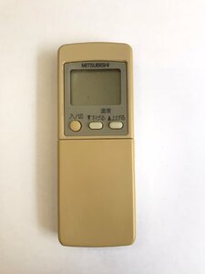 【電池付き】★中古★三菱(MITSUBISHI)　GP81　エアコン　エアコンリモコン　クーラー　クーラーリモコン