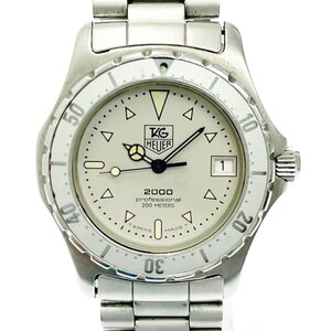 【1円スタート】【訳あり品】TAG HEUER タグホイヤー 972.013 プロフェッショナル 2000 SS クオーツ ボーイズ腕時計 363548