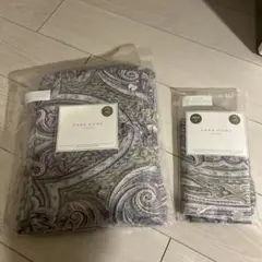 ZARA HOME 布団カバー・枕カバー セット　ペイズリー柄