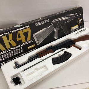 05w06255★1円~ 東京マルイ AK47 電動ガン 箱あり TOKYOMARUI 撃ち出し確認済 難ありジャンク品 ミリタリー