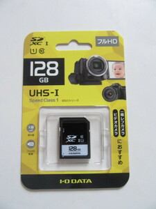 ★新品★IO DATA★UHS-I対応 SDXCメモリーカード★SDU1-128G、128GB