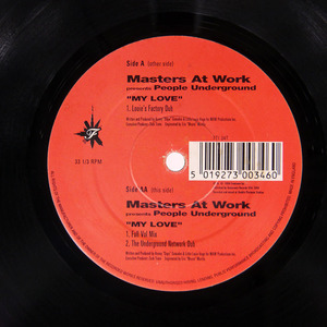 MASTERS AT WORK PRESENTS PEOPLE UNDERGROUND/MY LOVE/FREETOWN INC FTI34T 12