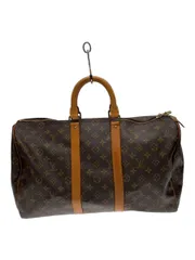 LOUIS VUITTON キーポル45_モノグラム・キャンバス_BRW PVC ブラウン