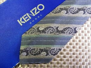 ♪33959D♪状態並品【刺繍 ペイズリー 植物 柄】ケンゾー【KENZO】ネクタイ