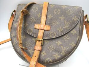 ☆LOUIS VUITTON ルイヴィトン モノグラム M51233 シャンティMM ショルダーバッグ クロスボディ レディース バッグ 中古 ポケット難有☆