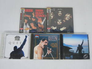 ♪【150】 まとめCD QUEEN クイーン 5枚 おまとめ ※未再生未検品・ジャンク品扱い■ ６０