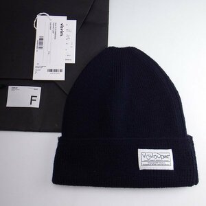 未使用品 visvim VS KNIT CAP NAVY