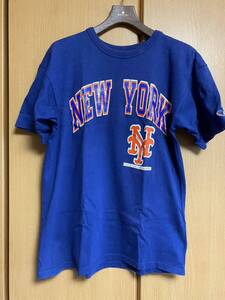 80S Champion チャンピオン Ｔシャツ ニューヨークメッツ Mets メジャーリーグ Lサイズ 古着 made in USA ベースボール