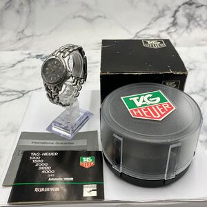 ●【売り切り】TAG HEUER タグホイヤー professionalプロフェッショナル S99.713 SS クォーツ デイト グレー文字盤 ケース付属 稼働品