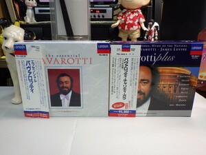 緑3｜帯綺麗！★CD-BOX（4CD / 2-SET）/ w/OBI★THREE TENORS (L.PAVAROTTI, J.CARRERAS & P.DOMINGO) 「3大テノール世紀の競演＠「トスカ