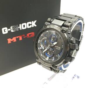 ○Q241-155 CASIO/カシオ G-SHOCK MT-G 3針 Date デイト メンズ ソーラー 腕時計 MTG-B1000 付属品あり 稼働品