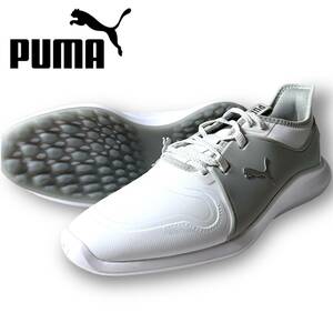 新品 PUMA プーマ 定価1.5万 イグナイト FASTEN8 プロ スパイクレス ゴルフシューズ 194466 26cm GOLF グレー ◆B3881