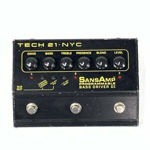 TECH21 テック21 SANSAMP PROGRAMMABLE BASS DRIVER DI ベースプリアンプ Made in U.S.A.★簡易検査品